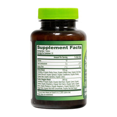 HealthA2Z Fruits & Veg blend bottle label emphasizes antioxidants and phytonutrients.