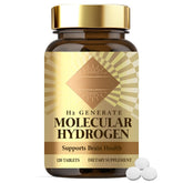 HealthCenter hydrogen water tablets bottle front, convenient daily hydration option.