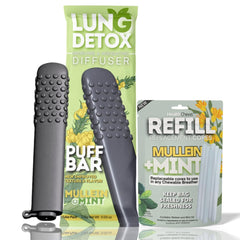 HealthChews PuffBar LungDetox packaging shown for quit-smoking planning.
