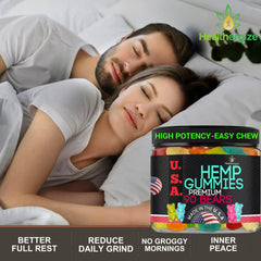 Healthergize Calm Bears with bright flavors promoting relaxation after the day
