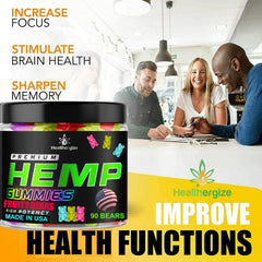 Healthergize omega-3-6-9 gummies offer balanced nutrition without fishy taste.