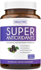 Healths Harmony Super Antioxidants bottle front showing bold wellness blend