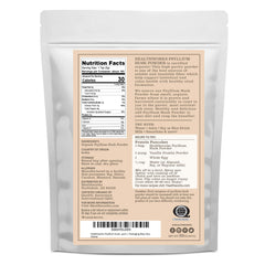 Healthworks Psyllium Husk Powder with measuring scoop for easy fiber dosing