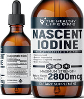 THE HEALTHY LIFE 4 ME Nascent Iodine bottle front for daily wellness support