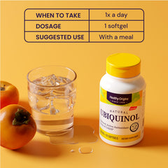 Healthy Origins ubiquinol antioxidant protection for everyday stamina.