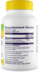 Front label shows non GMO nattokinase and clear ingredients