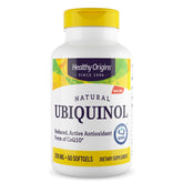 Healthy Origins ubiquinol active-form softgels for enhanced absorption.