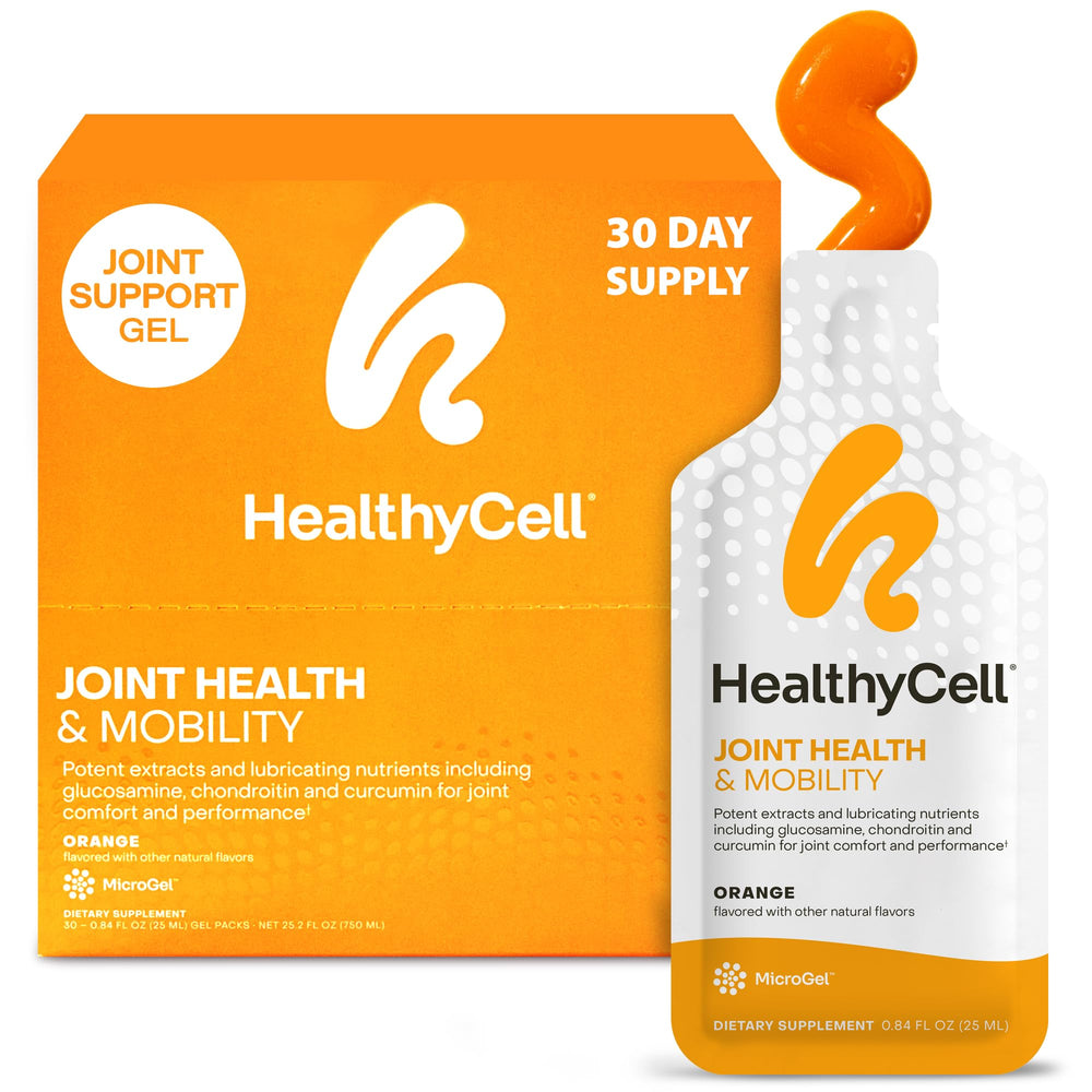 HealthyCell Joint Health & Mobility gel pack front view for daily joint support