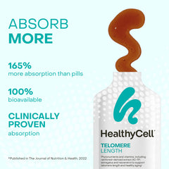 HealthyCell gel pack close-up highlighting grape flavor and texture.