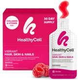 HealthyCell Vibrant Hair Skin Nails gel pack for daily beauty support.