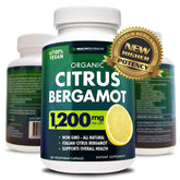 Healthy Extracts Citrus Bergamot bottle with capsules for daily vitality and polyphenol support