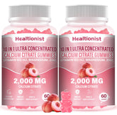 Healtionist 2-Pack calcium citrate bottle for convenient daily bone support