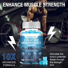 Healtionist blueberry gummies close-up highlighting flavor for daily use