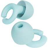 HEAR HUSH HOOPS ear plugs teal pair for sleep comfort and quiet moments