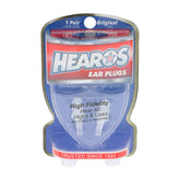 Hearos High Fidelity Ear Plugs with compact case offer portable hearing protection at live shows.
