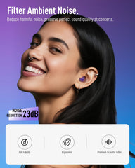 Hearprotek standard-size ear plugs deliver reliable protection with crisp sound