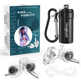 Hearprotek petite concert earplugs with case for discreet event protection