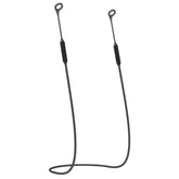 Hearprotek earplug lanyard with magnetic closure keeps plugs secure for next use.