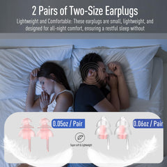 Hearprotek small-size 30dB ear plugs with compact travel case