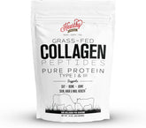 HEARTHY FOODS collagen powder unflavored tub for easy daily protein support