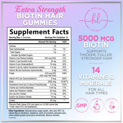 Hello Lovely! Gummies closeup emphasizes tasty, non-GMO beauty supplement for hair, skin, and nails.