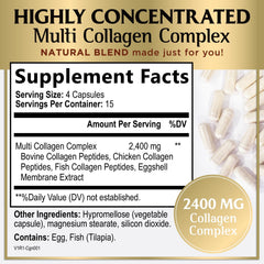 Hello Lovely collagen ingredients label highlights grass-fed sources and peptide diversity.