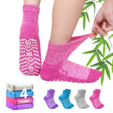 Hellomamma Bamboo Viscose Diabetic Socks with grip sole for stable daily steps.