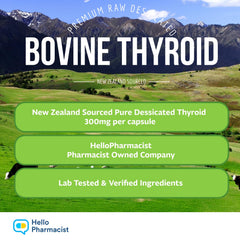 HelloPharmacist NZ grass-fed source image emphasizes natural origins and purity.