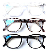 Henotin blue light reading glasses pack 1.5 frames reduce digital eye strain.