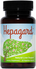 Hepagard bottle with capsules for daily liver support.