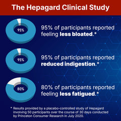 Hepagard milk thistle image emphasizes antioxidant support for digestion.