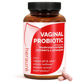 HerAuré Vaginal Probiotics bottle supports balanced vaginal flora and freshness.