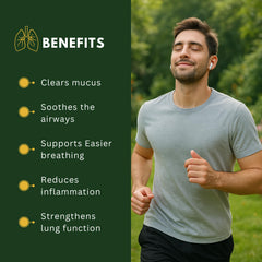 Smoker detox concept with mullein gummies and natural ingredients