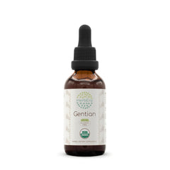 HerbEra Gentian B60 bottle pour enables precise tincture dosing.