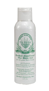 HERBAL ANSWERS AloeForce Skin Gel bottle for daily hydration and skin support.