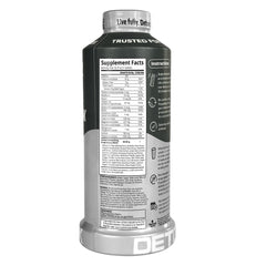 Pouring Eliminex from the bottle to a glass shows quick, simple one-day cleansing ritual.