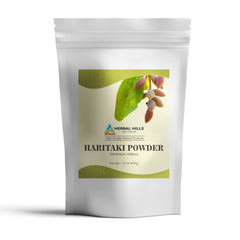 HERBAL HILLS Haritaki powder from dried fruit for antioxidant support in daily rituals.