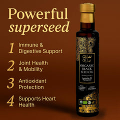 Herbal Wind Black Seed Oil label with USDA Organic certification.