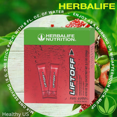 Liftoff packaging on shelf highlighting 30-tablet bottle for convenient use