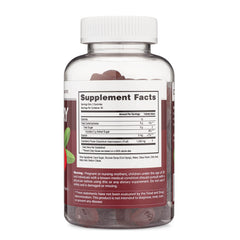 Close-up of a Herbatech Cranberry Gummies serving for daily urinary wellness.