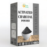 Herbs Botanica activated charcoal powder jar highlighting detox potential and skincare use