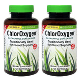 Herbs Etc. ChlorOxygen bottle front shows concentrated chlorophyll for daily vitality.