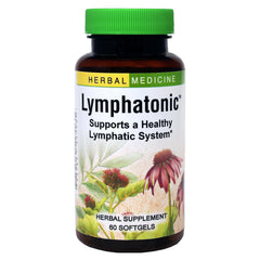 Herbs Etc Lymphatonic SG bottle front view highlighting a herbal blend for lymphatic support