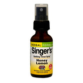 Herbs Etc. Singer's Saving Grace honey lemon spray bottle for throat relief