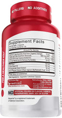 Herbtonics Blood Booster Iron with vitamin C highlights improved absorption potential.