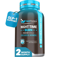 Herbtonics Night Time bottle for overnight metabolism support