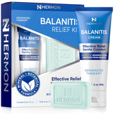 Hermon balanit kit dual-action relief visuals support daily comfort for sensitive skin.