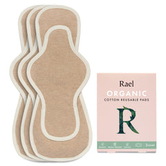 Hesta Rael reusable pad with organic cotton cover for skin-friendly comfort