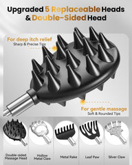 HEYAXA dual-sides scratcher head for scratching and massage