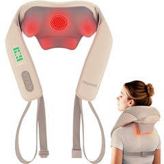 Heycool graphene heating neck massager delivering soothing warmth for neck comfort.